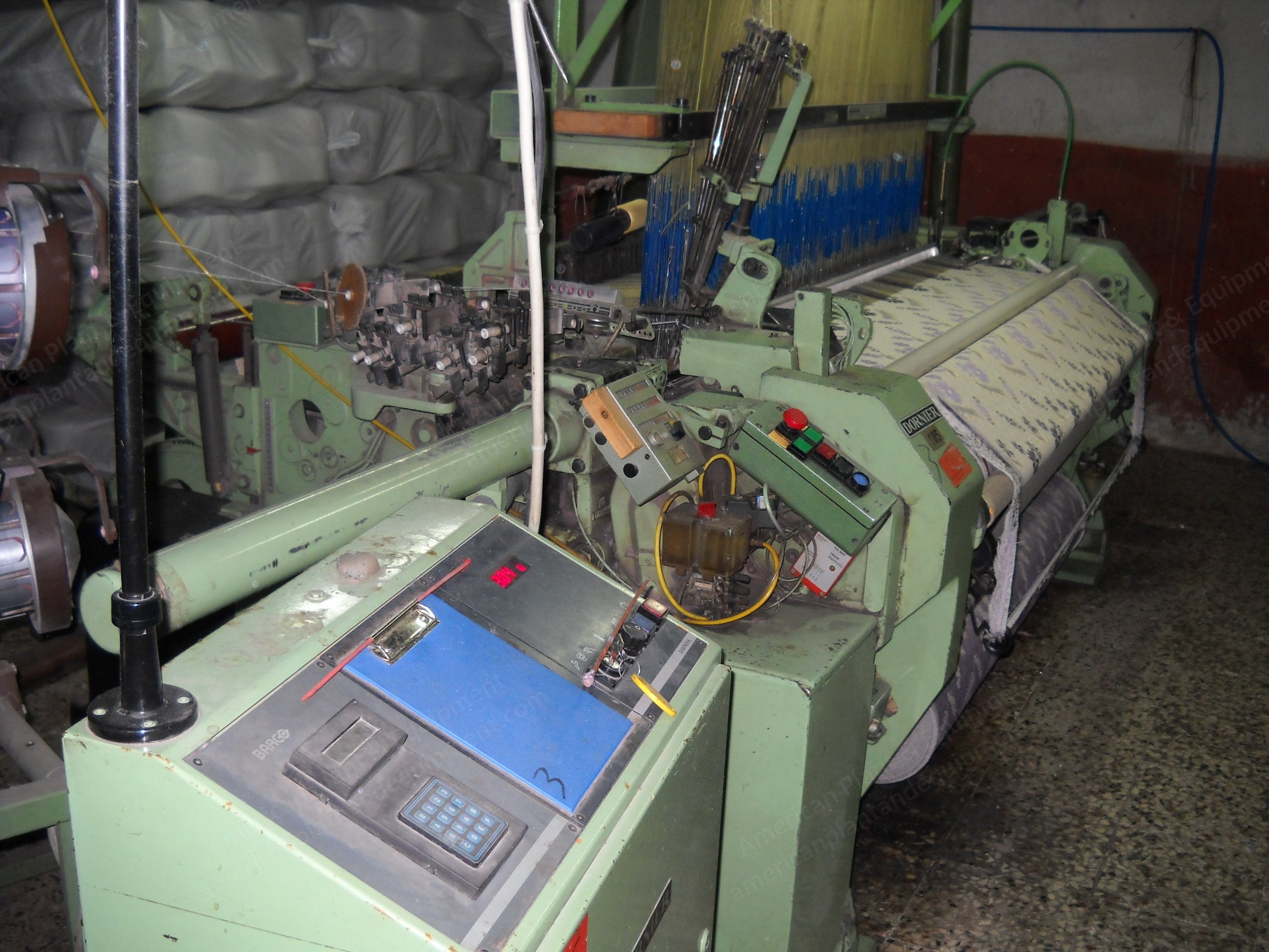 Dornier, HTV8J, 1989, 1700mm Working Width, Grosse 1344 Hooks Mechanical Jacquard, with Gantry