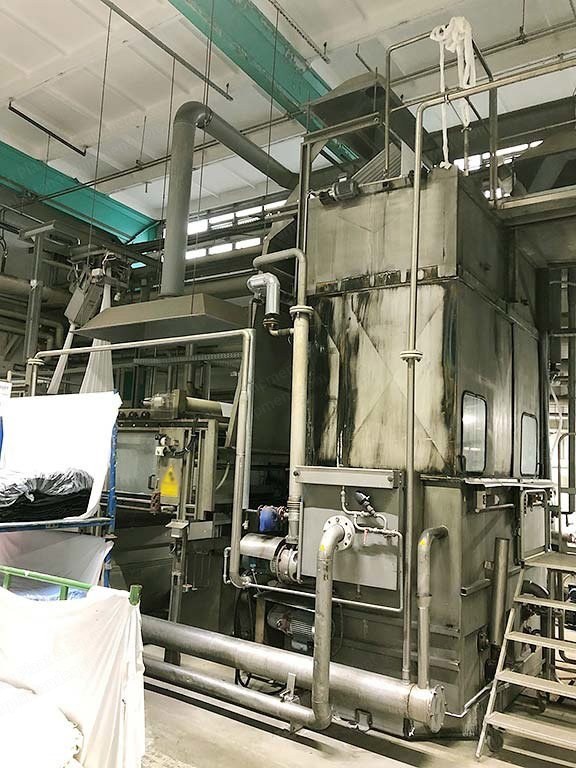 Dornier, EcoMerc 4, 1990, Hose Knitwear Mercerizing Machine, 5 to 6 Bar Steam Pressure