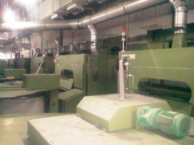 Bonino Cotton Card, 1000mm Working Width, 1000mm Coiler