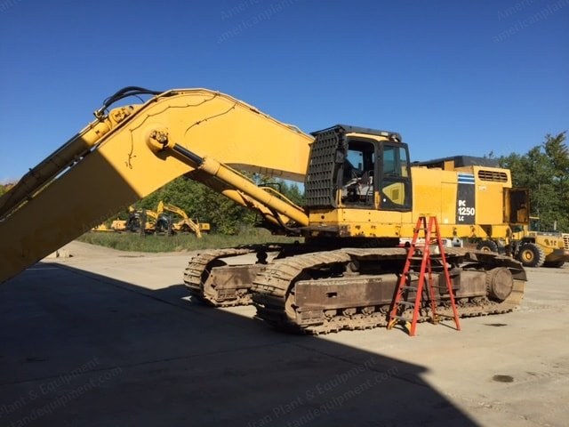 Komatsu, PC1250 LC-8, 2007, 29ft 10in Boom, 11ft 2in Stick, LaBounty HDR200 Grapple