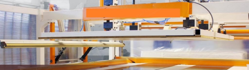 Mattress Wrapper, Fully Automatic, High Capacity, 2 Tons Press, 210x210cm Max Size