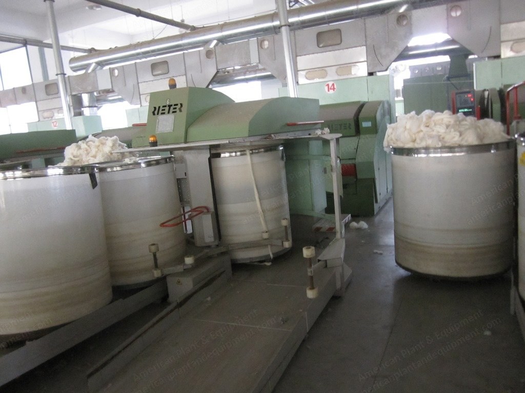 Rieter, C60, 2002-2004, Carding Machines, 40x48 inch Can Size, Autoleveller