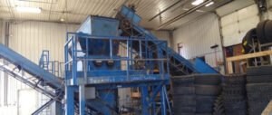 SSI, M100E, 200 HP, Tire Shredder System, 2 Inch Knives