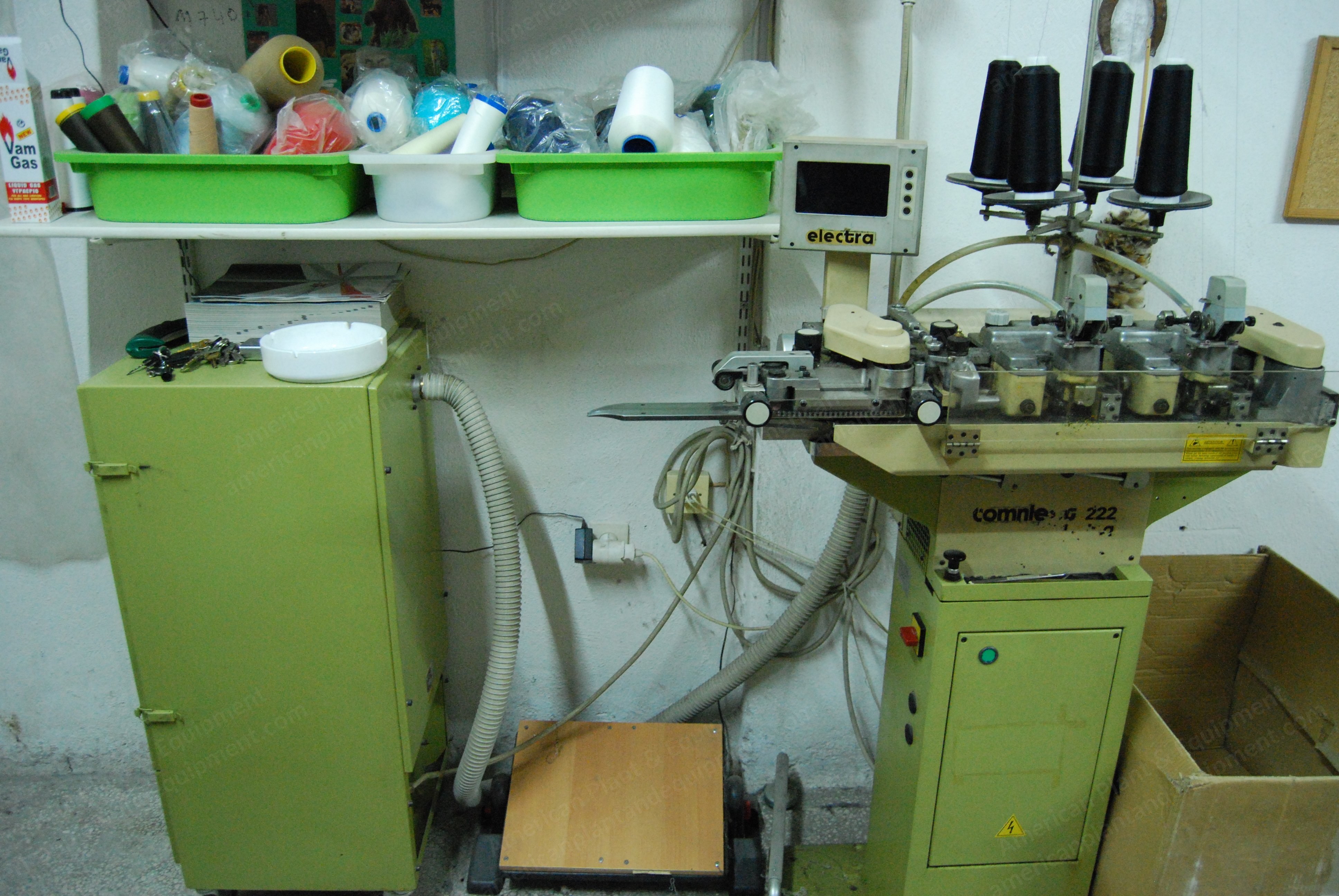 Lonati, Socks Knitting Unit, 1998 to 2003, 6 Knitting Machines, 1 Conti Complett Linking Machine