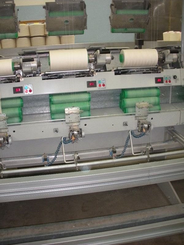 SSM PSM51G Assembly Winder, 1997, 15 Heads, with Savio Geminis 243.C 2x1 Twister, 1996, 180 Spindles