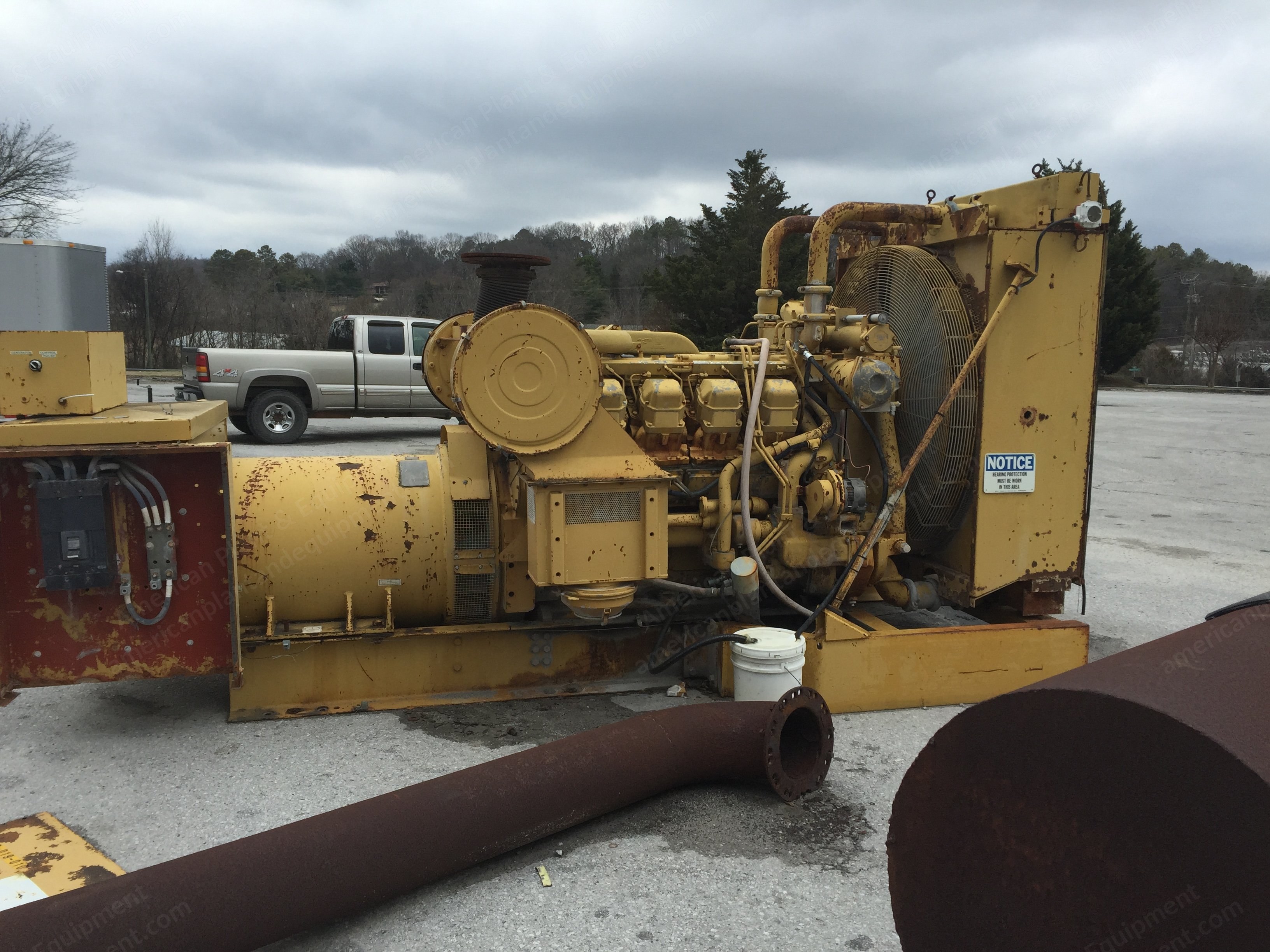 Caterpillar Generator, 850 kW, 23,800 Frame Hours