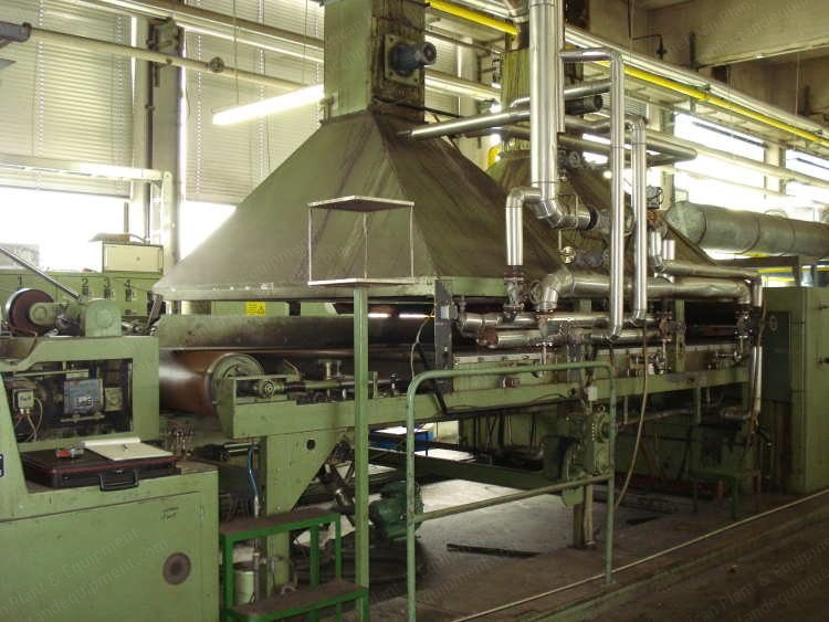 Bruckner Tenter Frame, 1980/1996, 2200mm Working Width, 6 Chambers, Gas-Heated