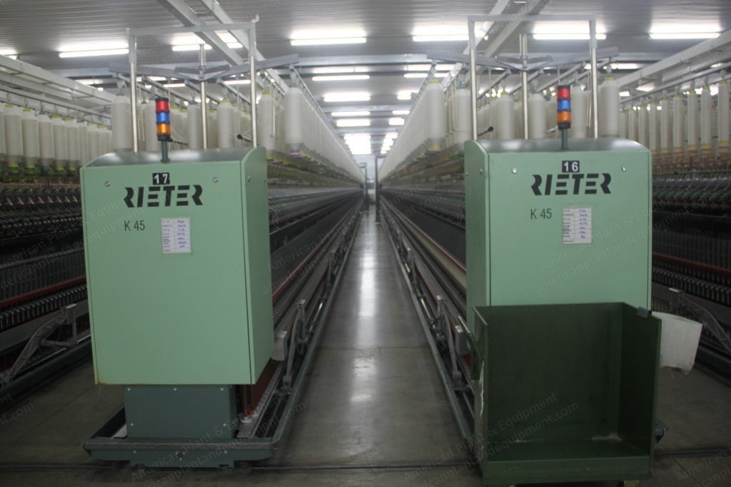 Rieter, Spinning Plant, 24,000 Spindles, with Complete Blowroom