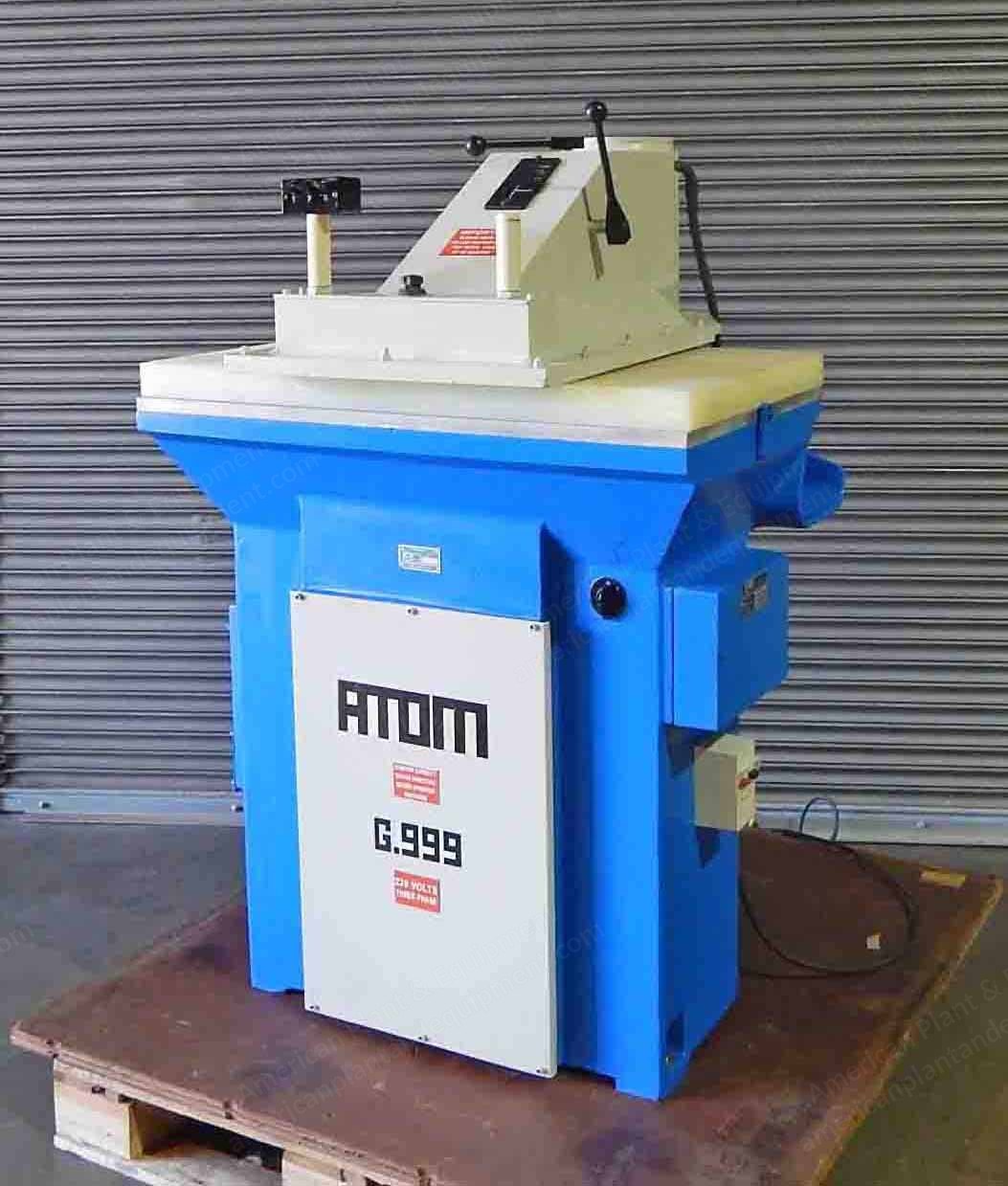 Atom, G999, Swing Head Die Press, 18 Ton, 2 Button Operation