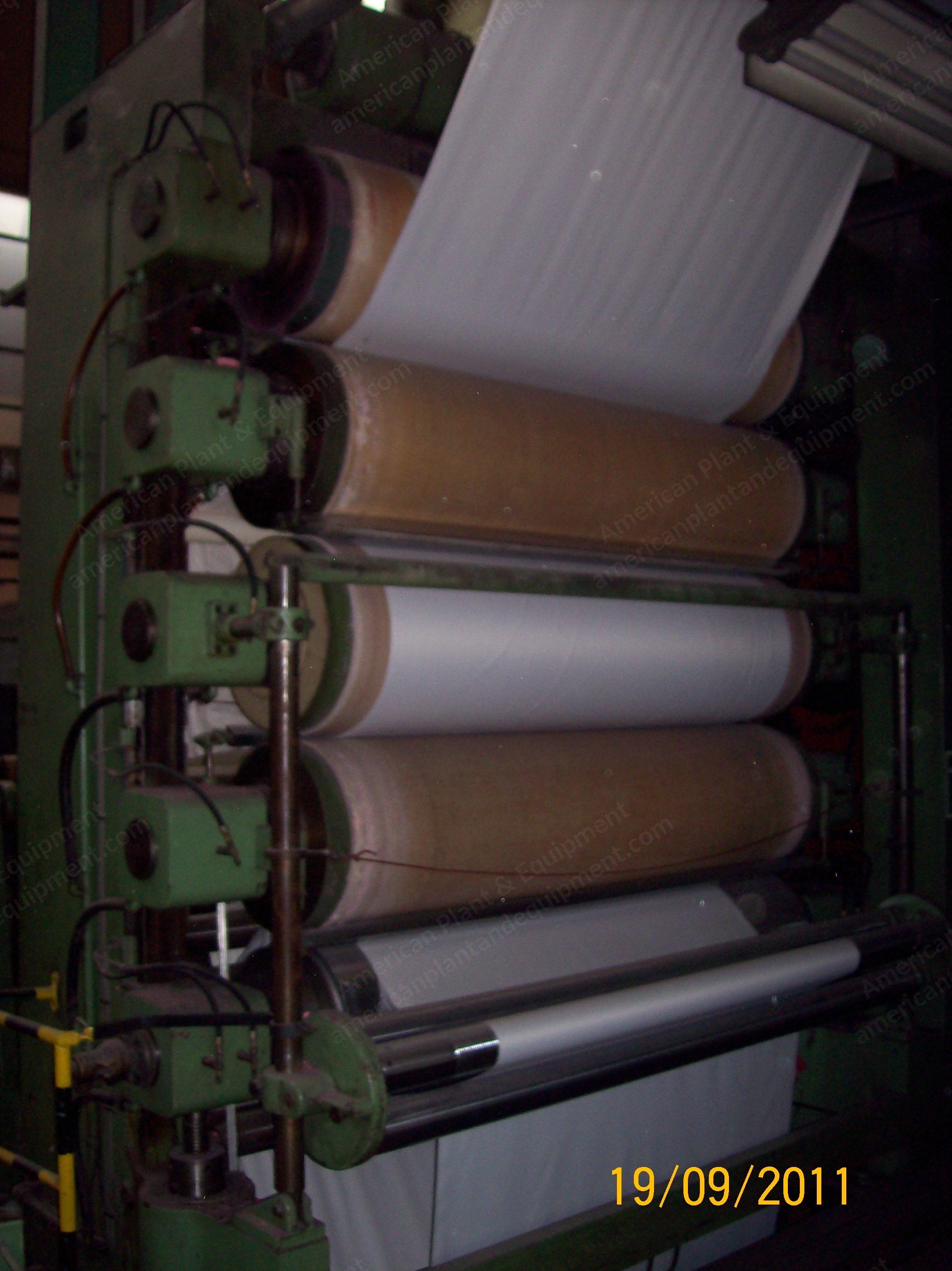 Ramisch Calender, 1975, 1600mm Working Width, 1800mm Roller Width, Steam Heated