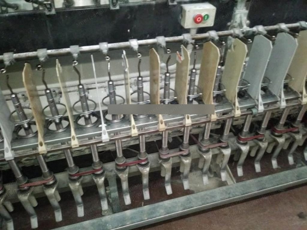 Gaudino, FPK 8C, 1992, Semi Worsted Ring Spinning Frame, 180 Positions, 75mm Ring Diameter, 350mm Tube Height