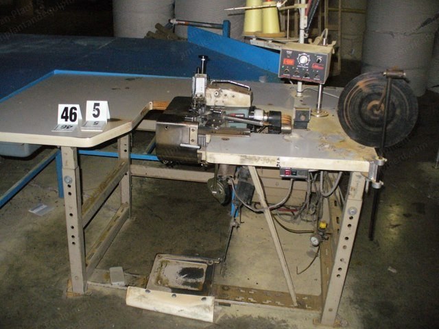 Porter, Flange Sewing Machine, with Air Table Workstation