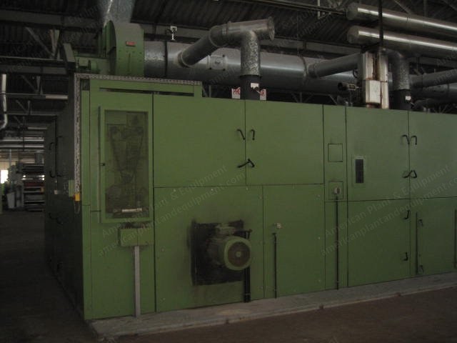 Bruckner, 1996, 3600mm Width, 4 Chambers, 2 Passages, Thermal Oil Dryer