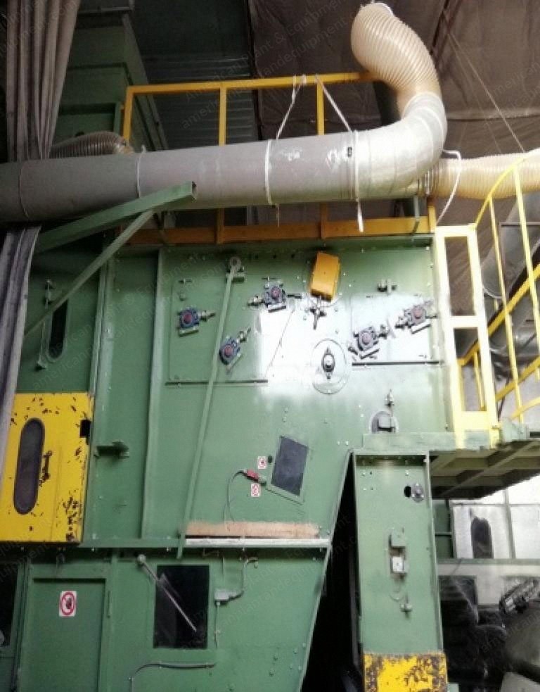 Meccanica Carresi, 9000, 2002, Needle Punching Nonwovens Production Line, 1800mm Working Width, 60 kW