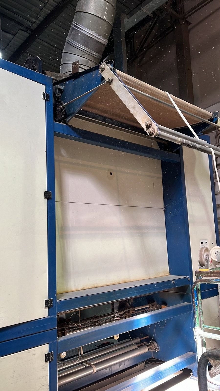 Heliot, Rollset Gaz, 2001, Tubular Heat Setting Machine, Working Width 1200mm, Gas Burner