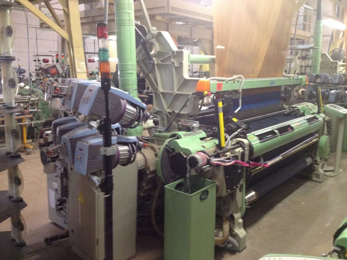 Somet, Alpha, 2004, Rapier Jacquard Weaving Machine, 1900mm, 8 Colors