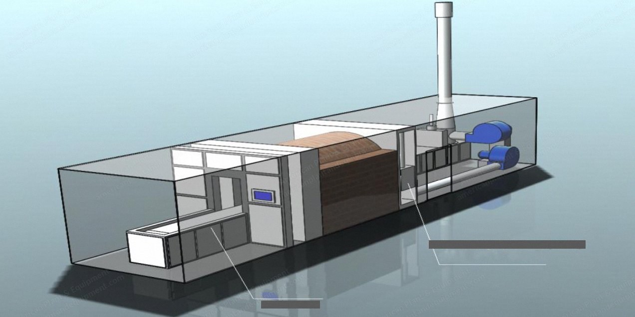 NovaStar, TI108, Cremation Machine, 3700x2350x2500mm, Siemens PLC