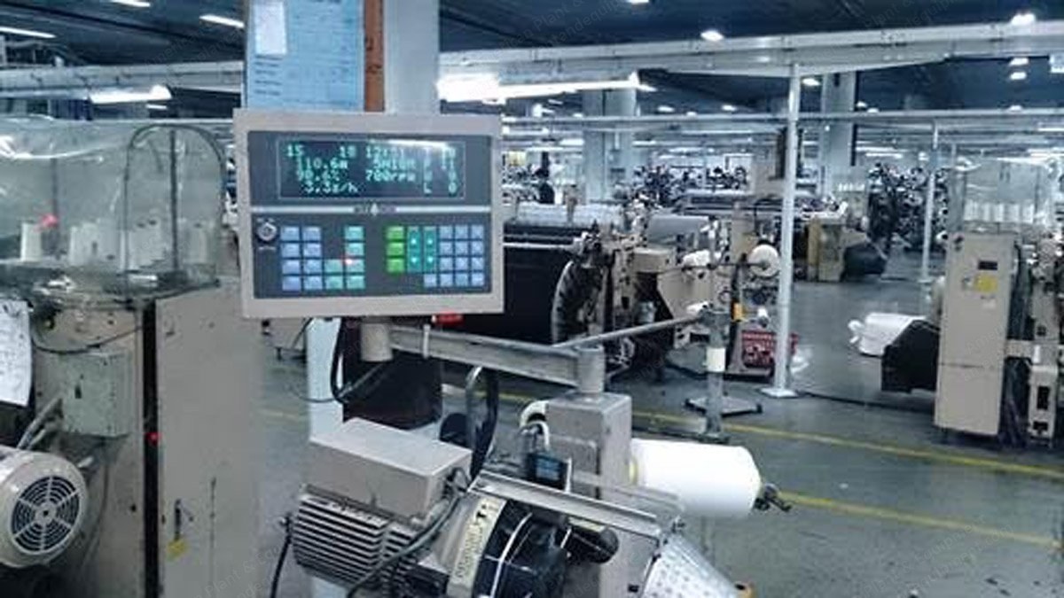 Tsudakoma, ZAX R-190CM, 2002, Air Jet Loom, Working Width 1900mm, Staubli 1661 Cam Motion, 2 Colors