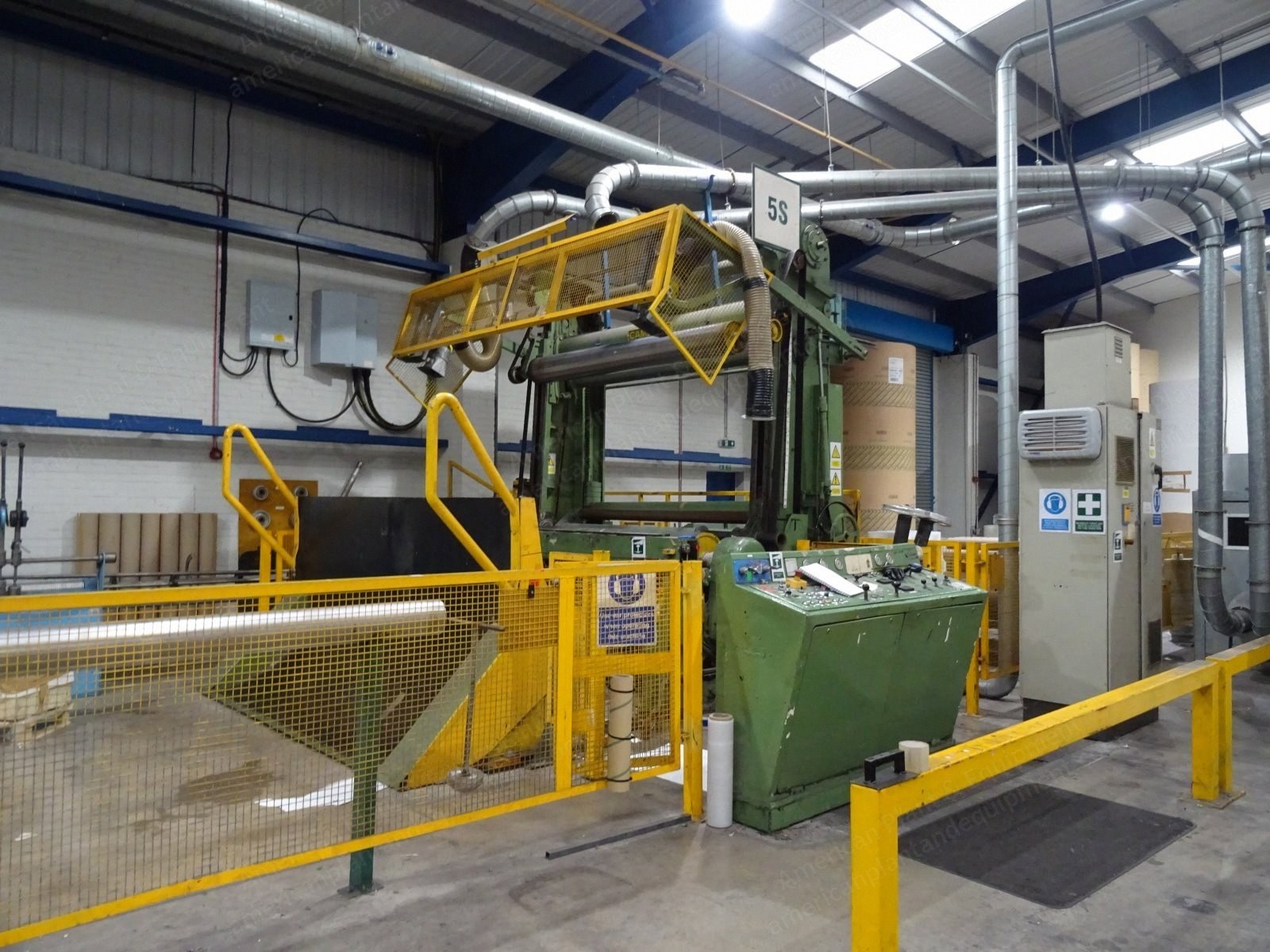 Cameron, Slitting Rewinding Machine, 1976, 2400mm Width, 7 Tidland Slitting Heads