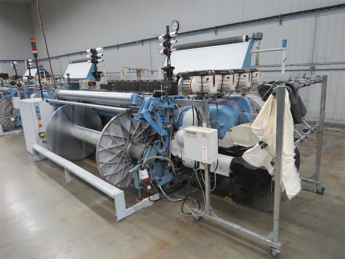 Sulzer, G6300, Karl Mayer, 1999-2003, Complete Small Weaving Plant, 8 Looms, Sectional Warper