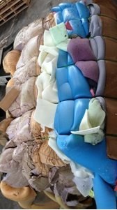 Visco Foam Waste, Mixed Colors, 4.5 to 6 lbs Density, One Truckload
