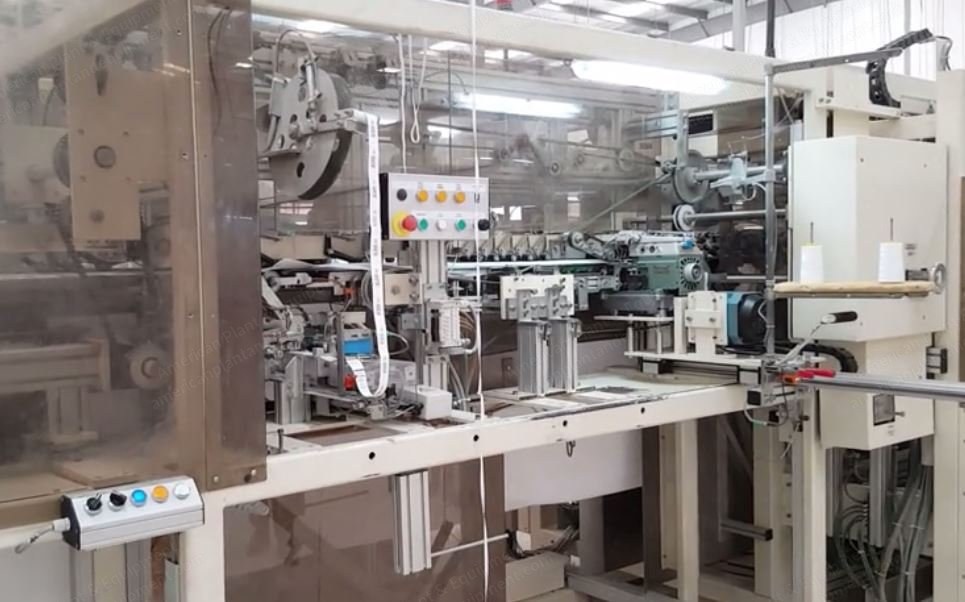 Texpa, 241-2 / 256 Cetus, Fitted Sheet Length & Cross Hemming and Folding Installation