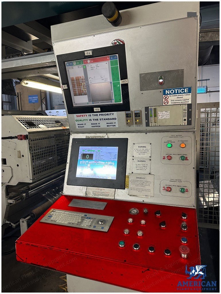 Uteco, Emerald 825, 2007, Gearless Flexo Press, 8 Colors, 1200mm Print Width