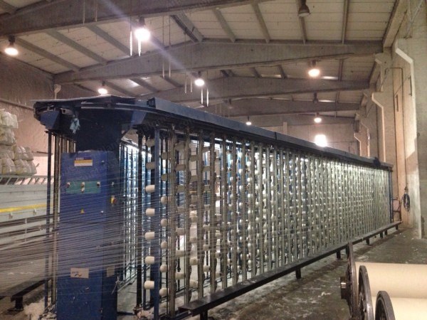 Benninger Sizing and Warping Line, 2200mm to 4000mm, 1996-1997