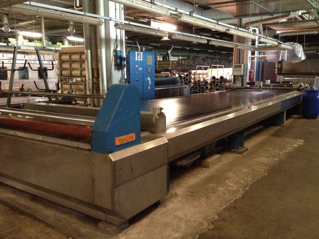 Zimmer, 1999, Sample Printing Table, 1800mm Working Width, 1 Color, Screen Washer