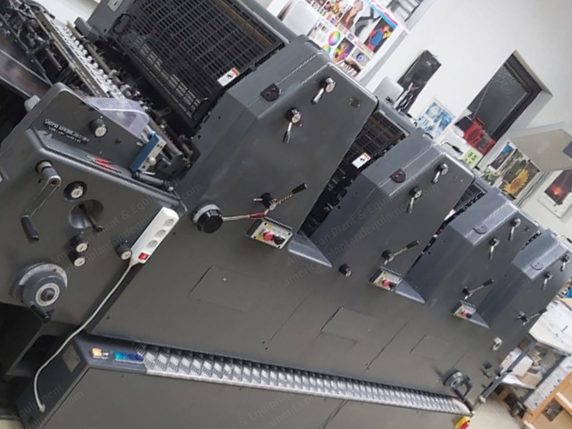 Heidelberg, GTO 52-4, 1985, 4 Colors, 360x520mm, Varn-Kompac-III Dampening
