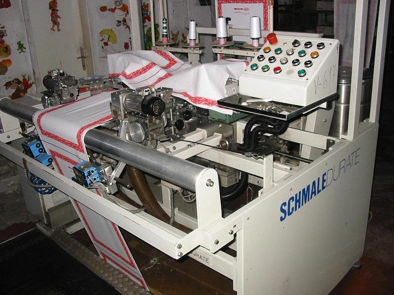 Schmale Durate, Sewing and Cutting Plant, 1994, 500mm Width, 3-Machine Line
