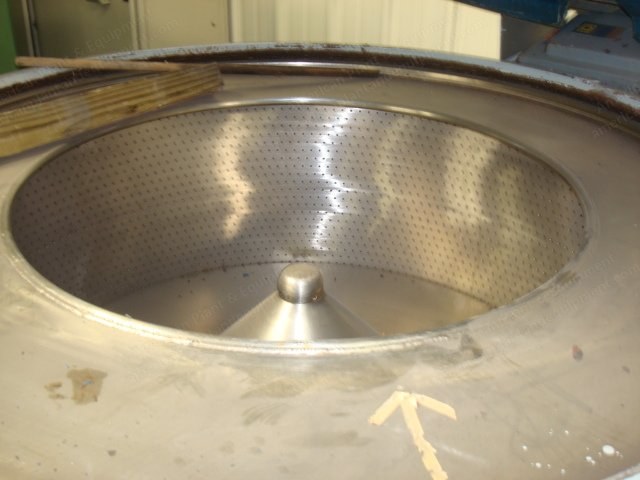 Krantz, Centrifugal Extractor, 1982, 60" Diameter x 24" Deep, Stainless Steel Basket, Pneumatic Lid