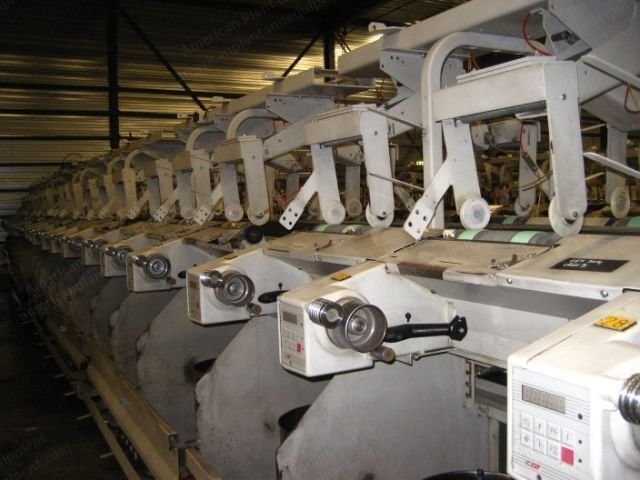 ICBT, DT 660-R, 1998-2001, Two-for-One Twisting Machines, 36 to 48 Positions, 660mm Position Width, 330mm Pot Diameter