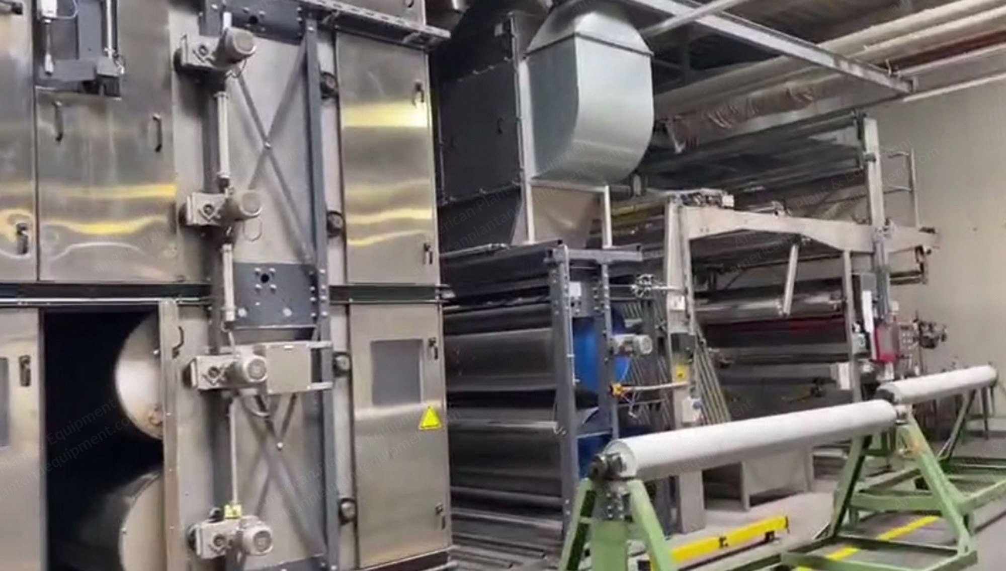Menzel, Open Width Bleaching Range, 2015, 3200mm Fabric Width, 3400mm Roller Width, Wumag Cylinder Dryer