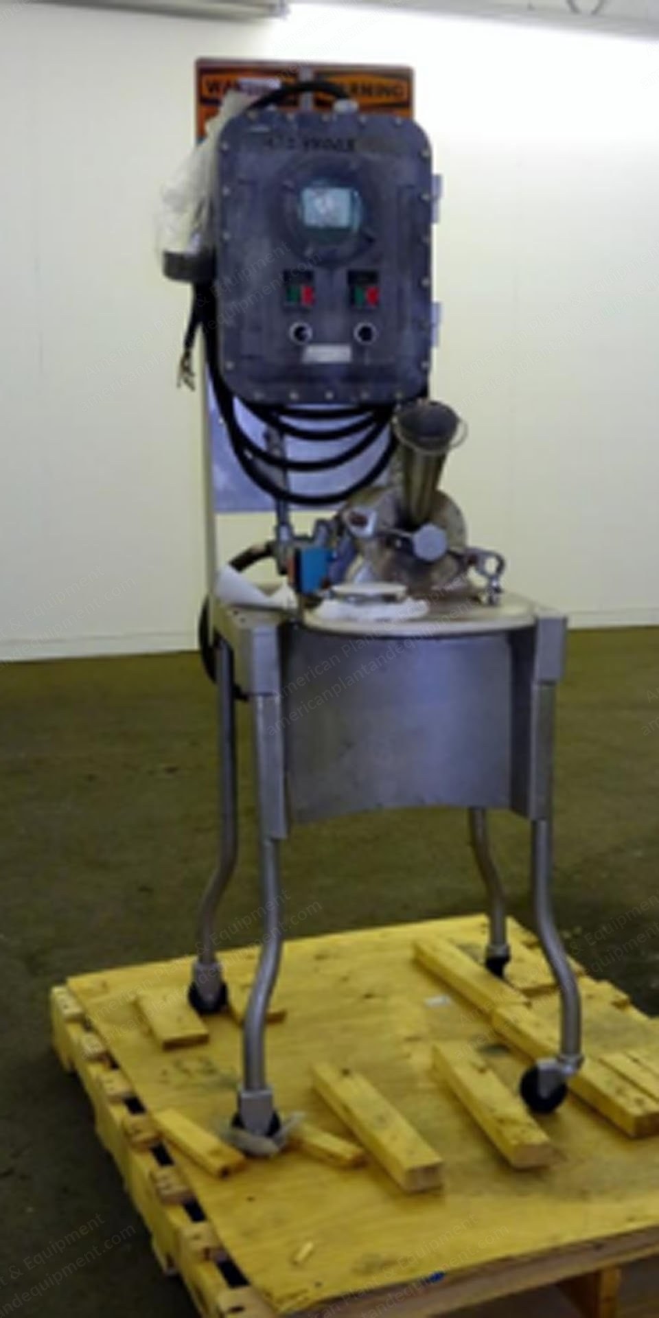 Micron Powder Systems, Mikro Bantam Model CF, Hammer Mill, 5" x 2" Chamber, 1 HP
