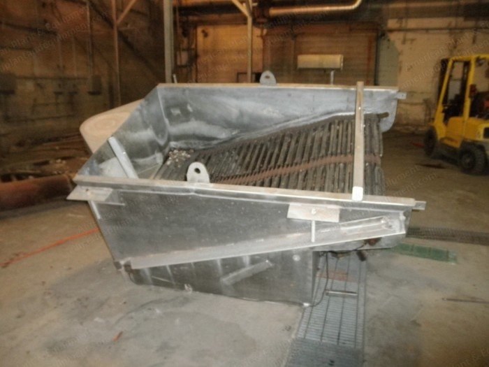 Stainless Steel Dewatering Conveyor, Wash Tank, 4' x 6' Trough, 2.5 HP
