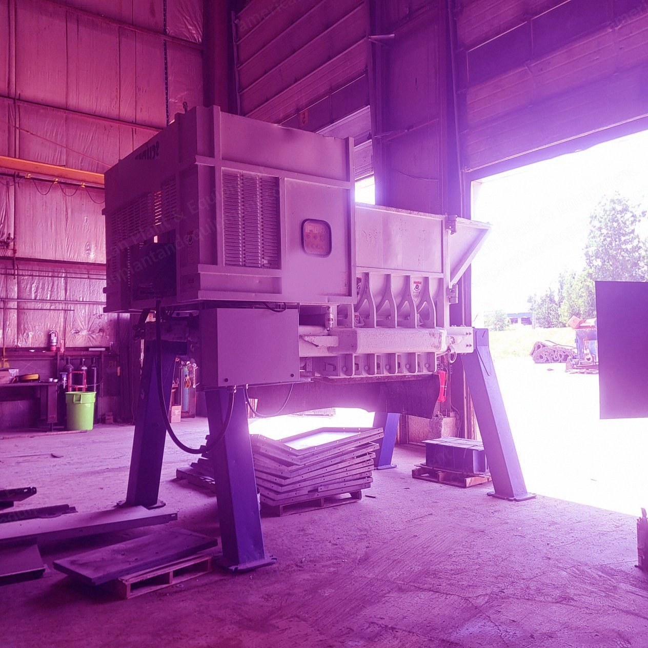 SSI, Shredmax PR560, 2003, Single Shaft Shredder, 100 HP, 575V