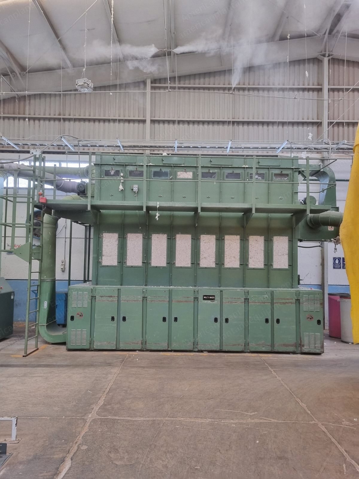 Trutzschler, MPM 8/1400, 8 Chambers, 1400mm Working Width, MTV/500 Feeding Fan