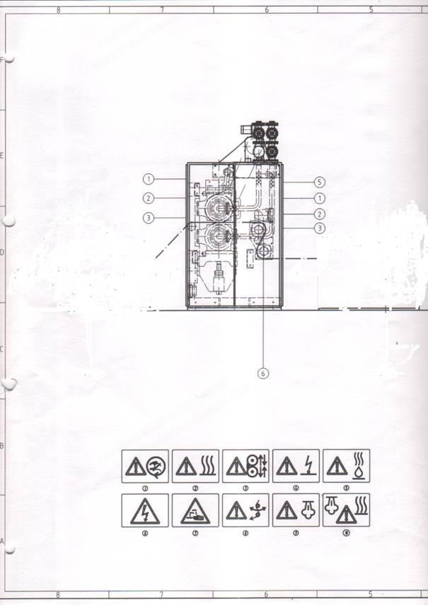 Ramisch-Kleinewefers, RKK 230, 1998, 2-Roll Thermobonding Calender, 2200mm Working Width, 50 to 80 N/mm Pressure