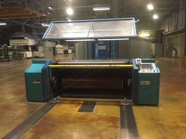 Benninger, Ben-Direct ZS98-1000, 2002, 2000mm Working Width, 1000mm Flange Diameter, 720 Positions V-Creel, Staubli RX 260L Robot