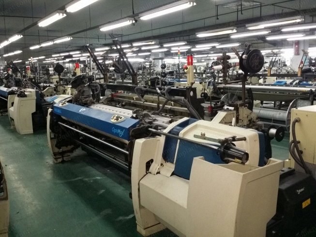 Picanol Rapier Loom Optimax, 2011, 2200mm width, 8 color, 20 lever