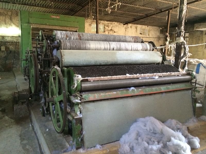 Thibeau Worsted Card, 2200mm, Volumetric Hopper Feeder, Coiler