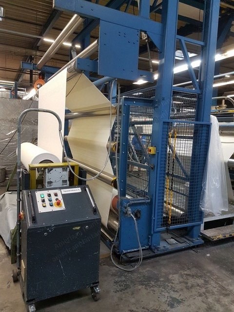 Bruckner Stenter Frame, Coating and Finishing Line, 2350mm Working Width, 6 Chambers, Gas Heated