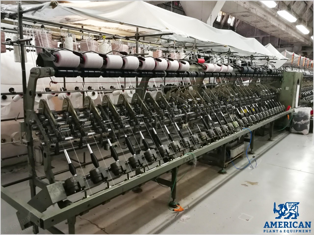 Allma Saurer, ESP-FX, 1985, Spinning-Twisting Machine, 30 Spindles, 380V