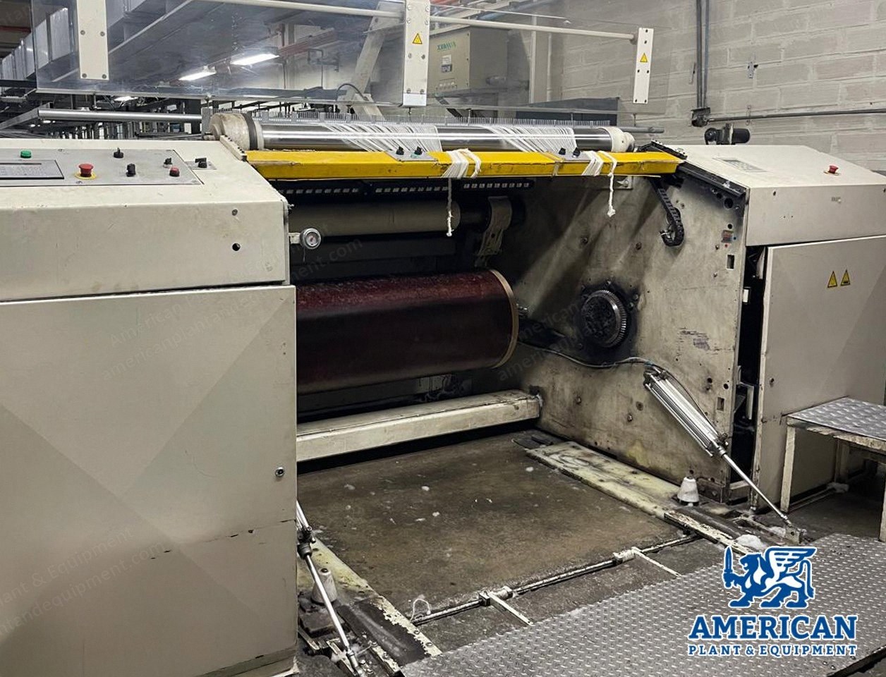 Sucker Warping Machine, 2003, 1600-1700mm Width, 460 Positions, 800 RPM