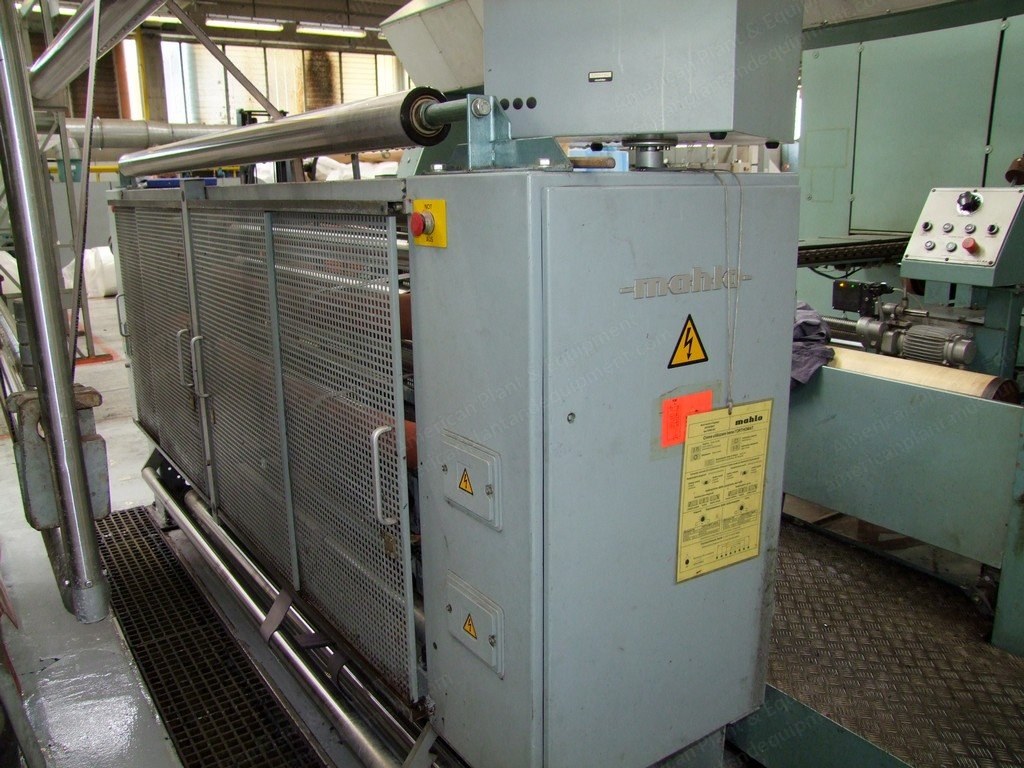 Mahlo, RFMC 94 H, 1993, Weft Straightener, Width 2400mm, Working Width 2200mm, with Video Screen
