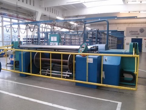 Benninger, Ergotronic, 1994, Sectional Warping Machine, Working Width 2400mm, 2 Creels