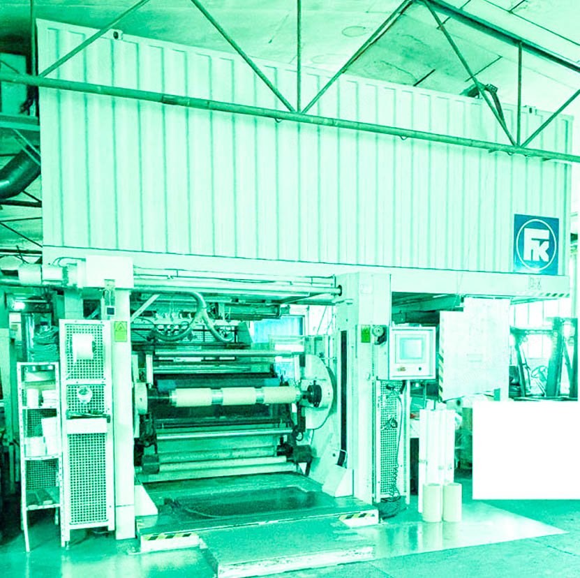 Fischer + Krecke, Flexpress 16S-8, 2005, 8 Colors, 1250mm Print Width, Gearless