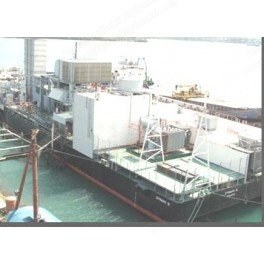 Siemens-Westinghouse, W251B11, 48 MW, 50 Hz, Power Barge, 64.36x18.28m