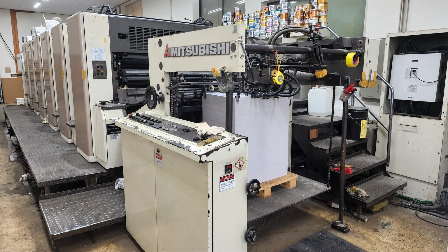 Mitsubishi, D3000 S-6, 2002, Sheetfed Offset Press, 6 Colors, 720 x 1020mm